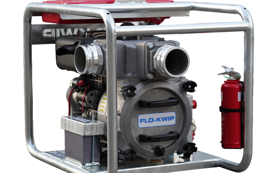 FLO-KWIP FTY-100 S/E  4” (100 mm) Heavy-Duty Diesel Trash Pump.