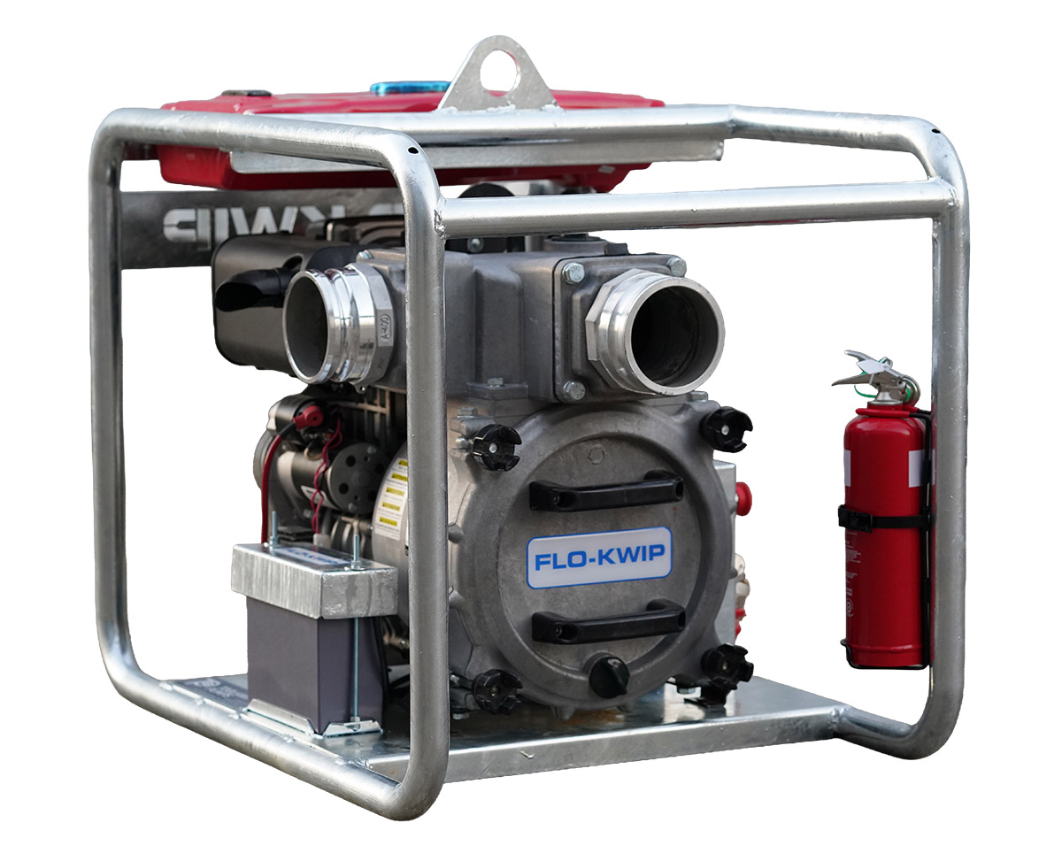 FLO-KWIP 4" (100 mm) Heavy-Duty Diesel Trash Pump